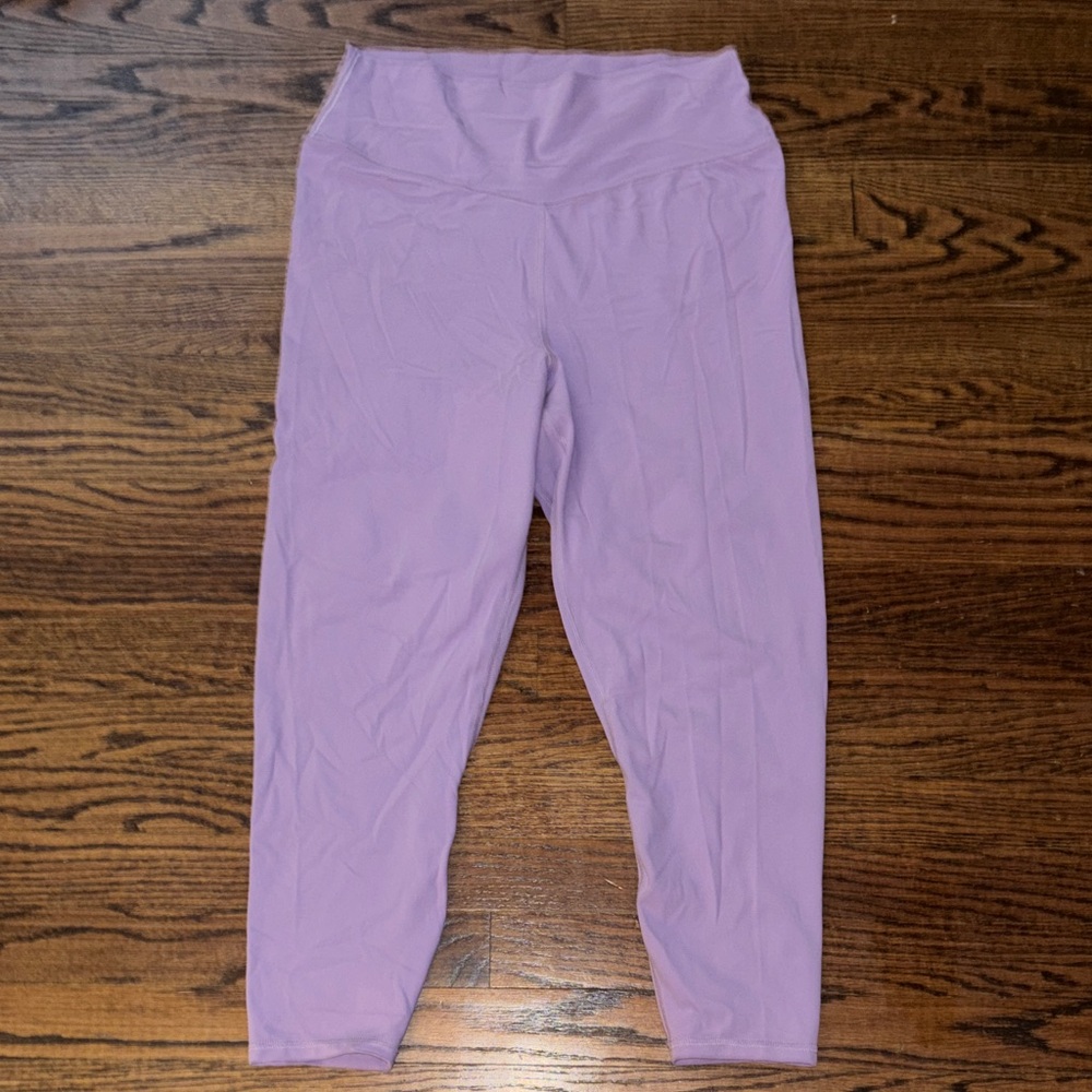 YPB by Abercrombie Light Purple High Rise Leggings, Size XL Short